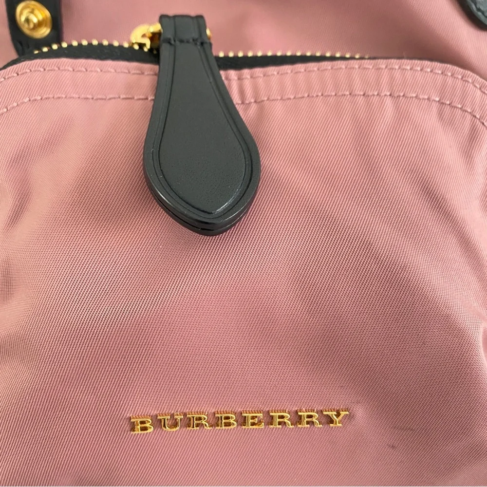 Burberry small Pink nylon Backpack